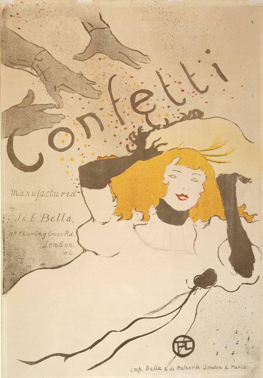 Konfetti - Henri de Toulouse-Lautrec