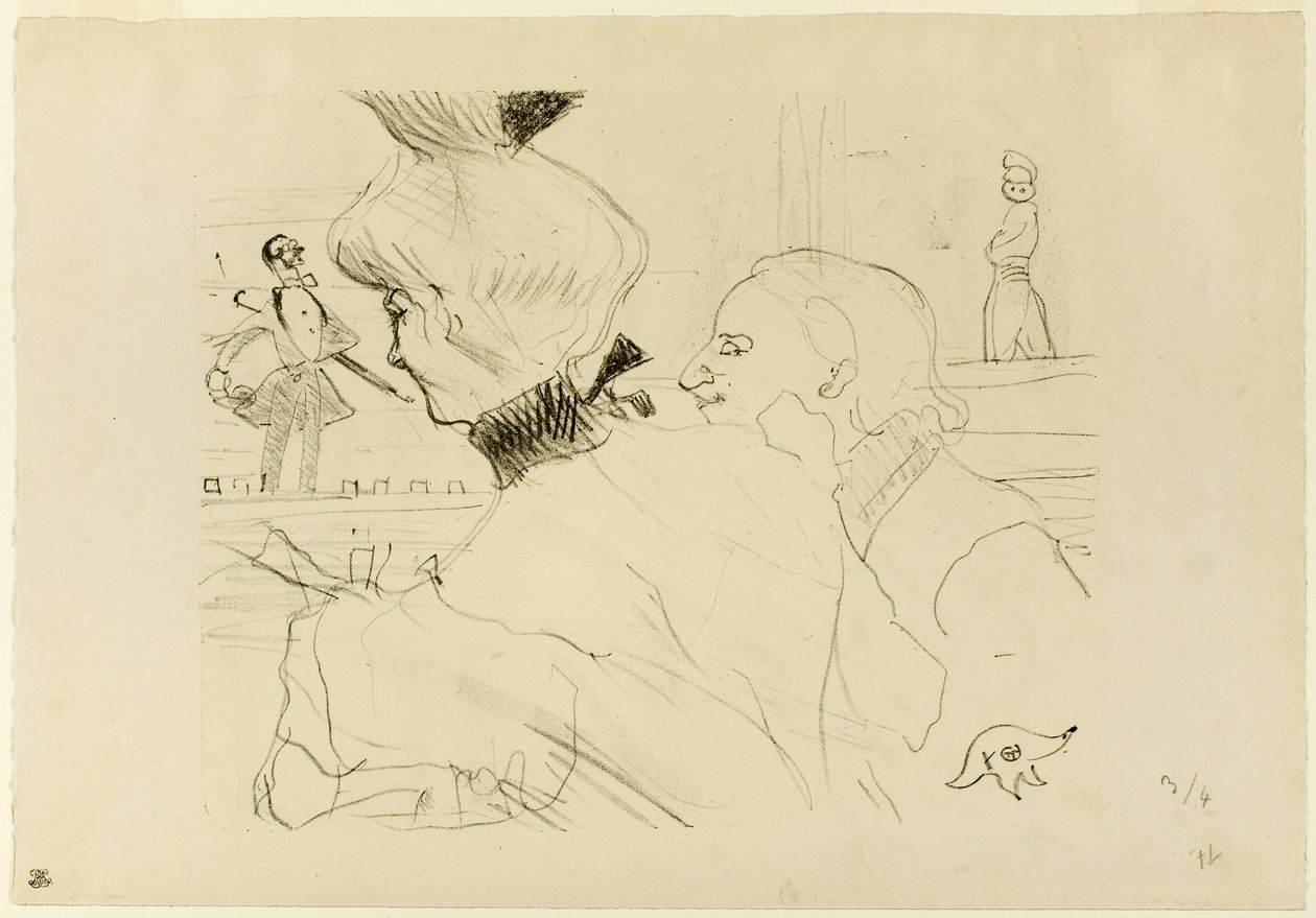 Couple à un café-concert - Henri de Toulouse-Lautrec
