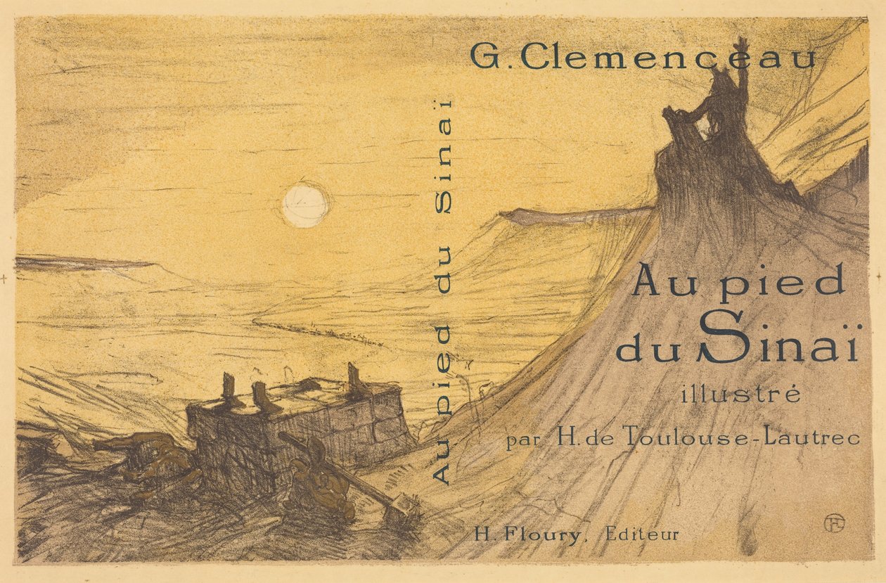 Umschlag für "Au pied du Sinaï" - Henri de Toulouse-Lautrec
