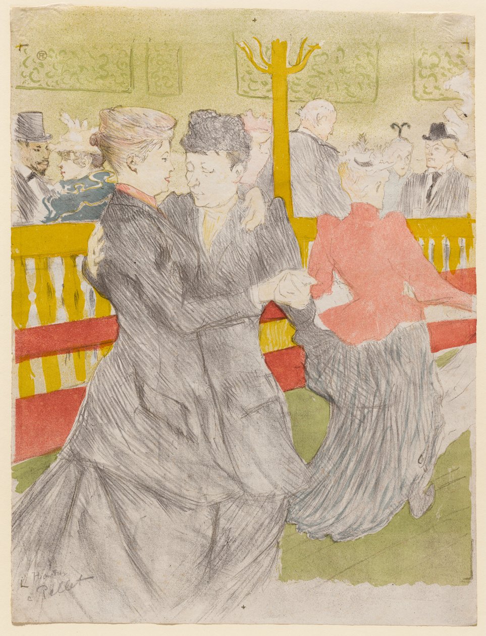 Bal au Moulin Rouge - Henri de Toulouse-Lautrec