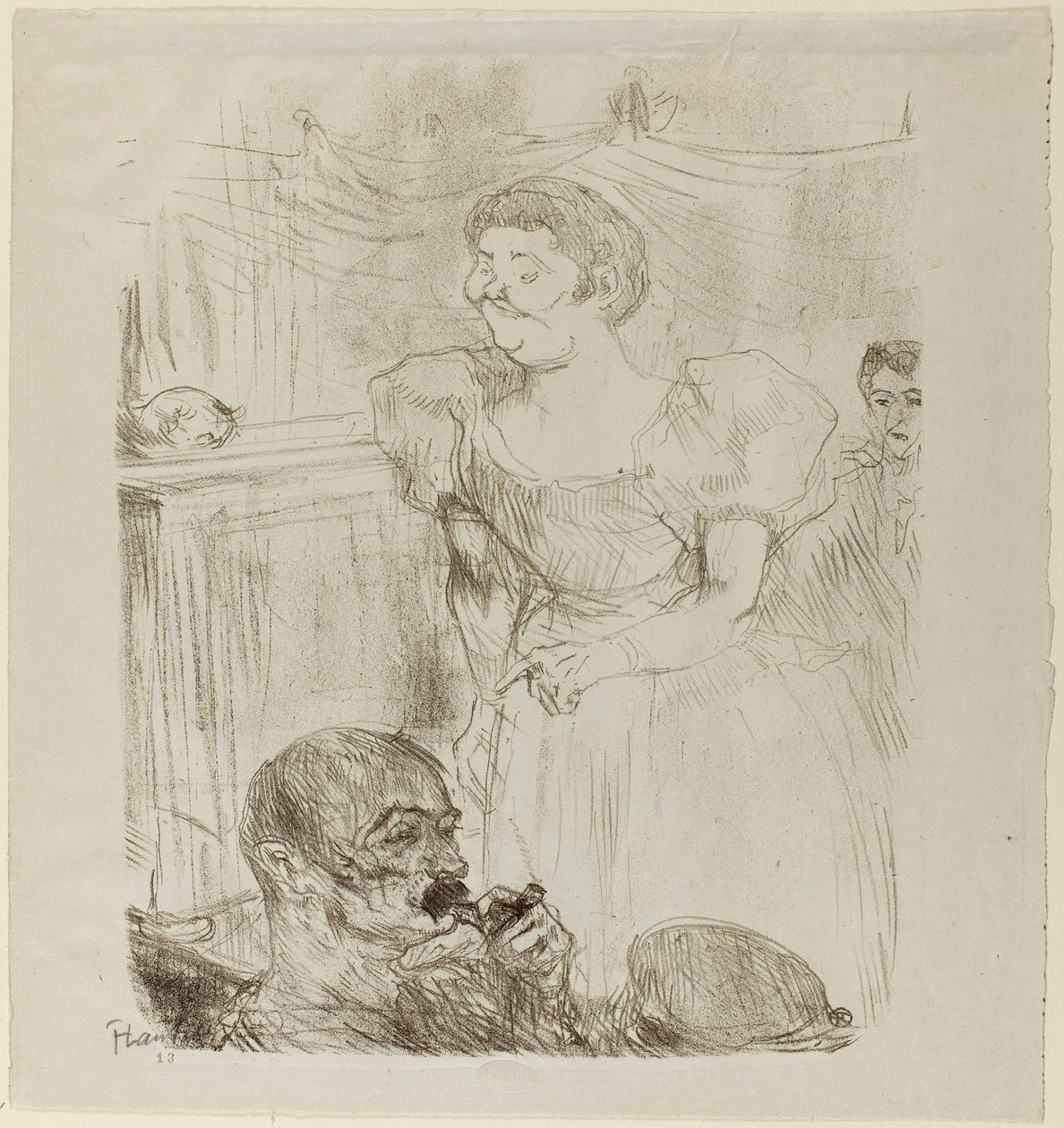 Di ti Fellow, chanteur anglais dans un café-concert - Henri de Toulouse-Lautrec