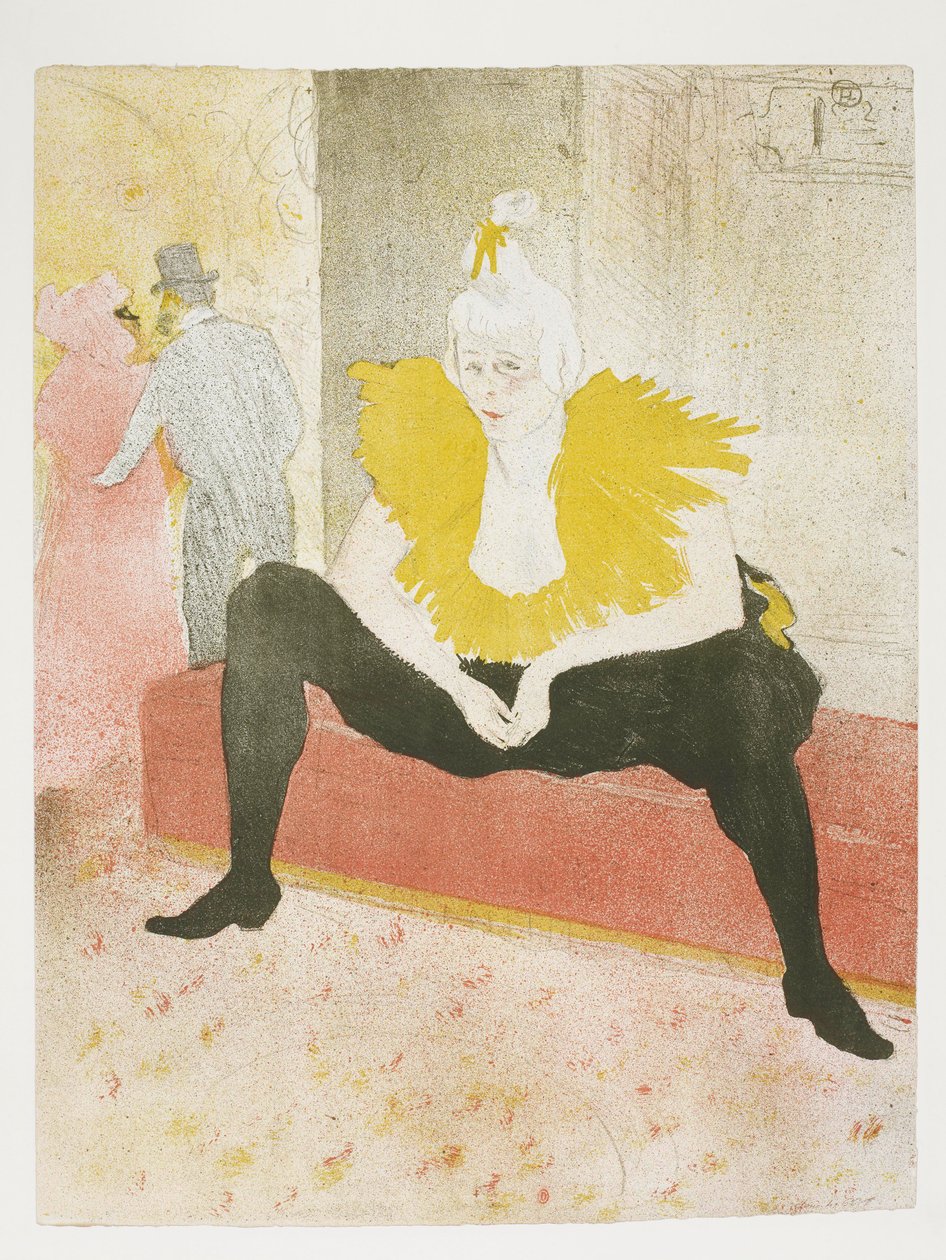 Elles : Clownesse assise - Henri de Toulouse-Lautrec