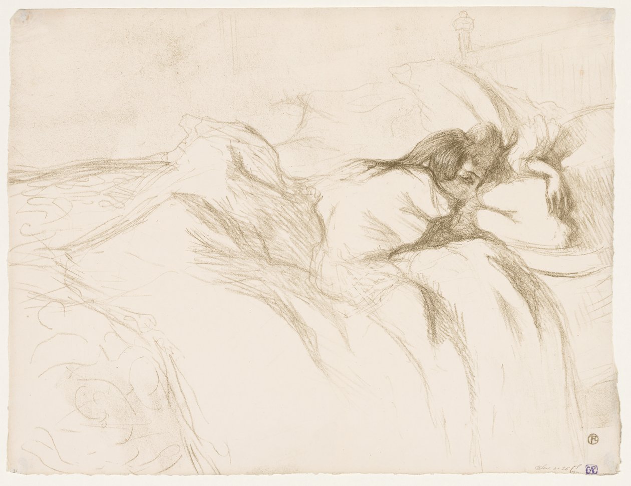 Elles : Femme Endormie - Henri de Toulouse-Lautrec