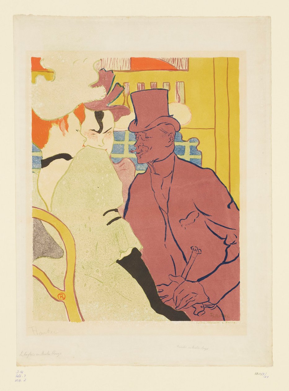 Les Anglais au Moulin Rouge - Henri de Toulouse-Lautrec