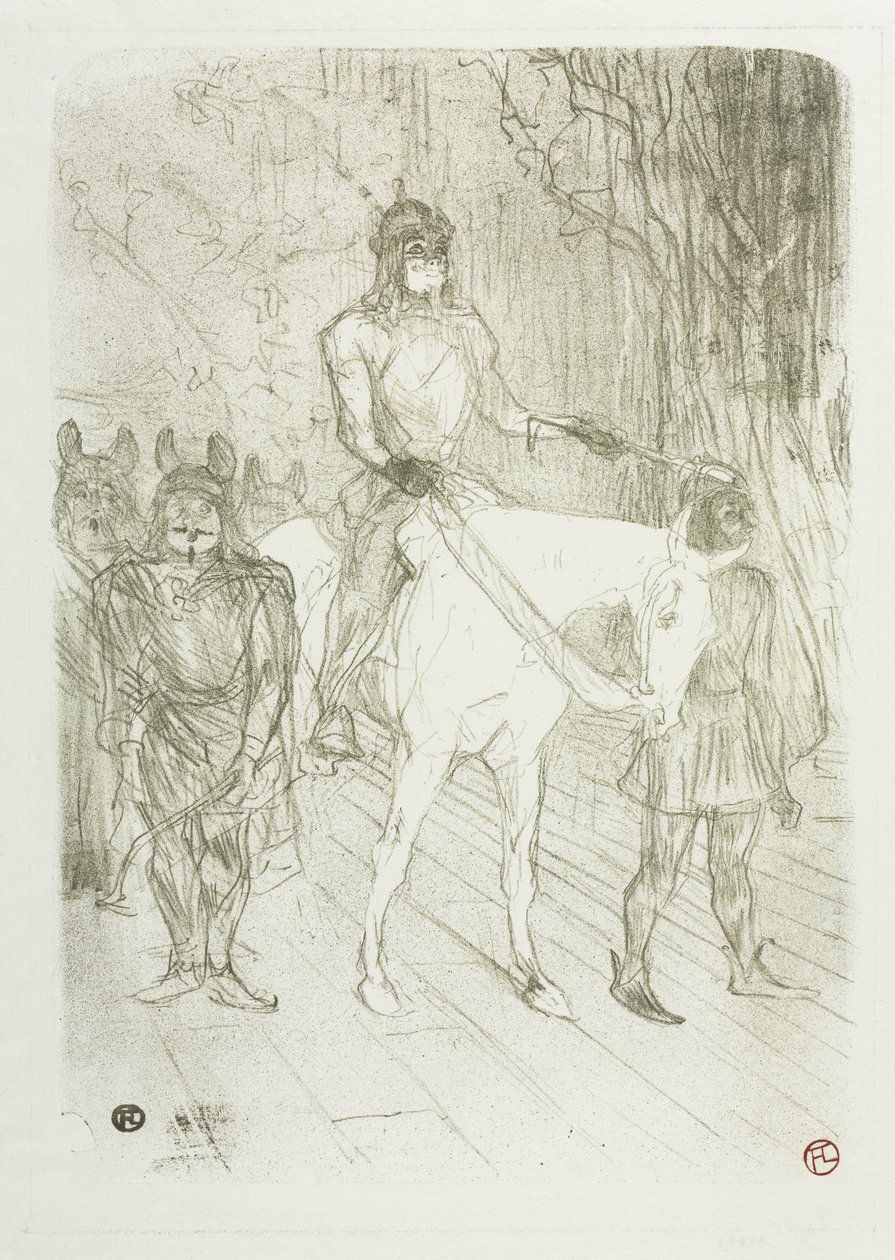 Entrée de Brasseur, dans Chilpéric - Henri de Toulouse-Lautrec