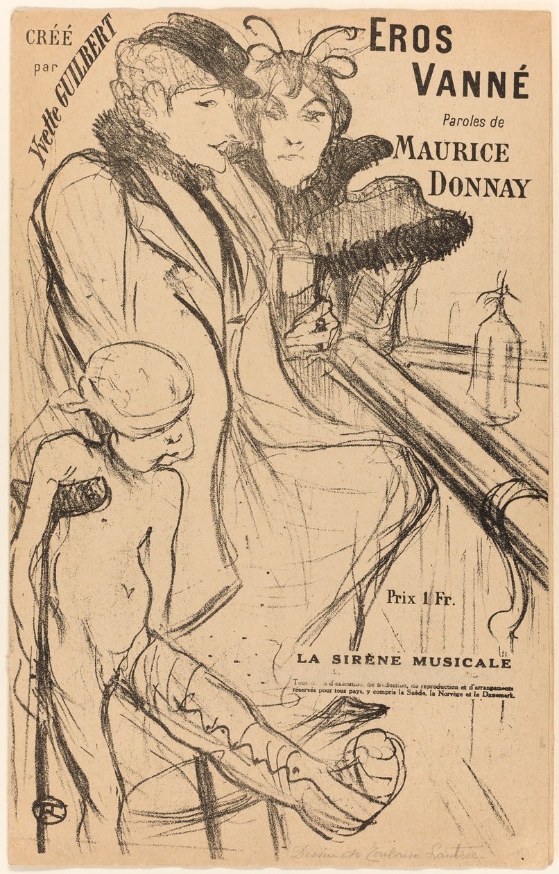 Eros vanné - Henri de Toulouse-Lautrec