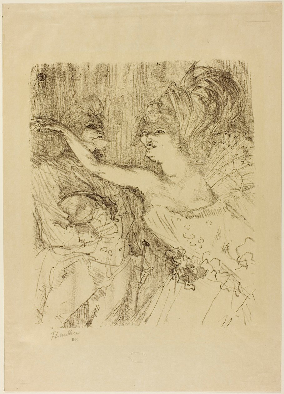Guy et Mealy, dans "Paris qui Marche" - Henri de Toulouse-Lautrec