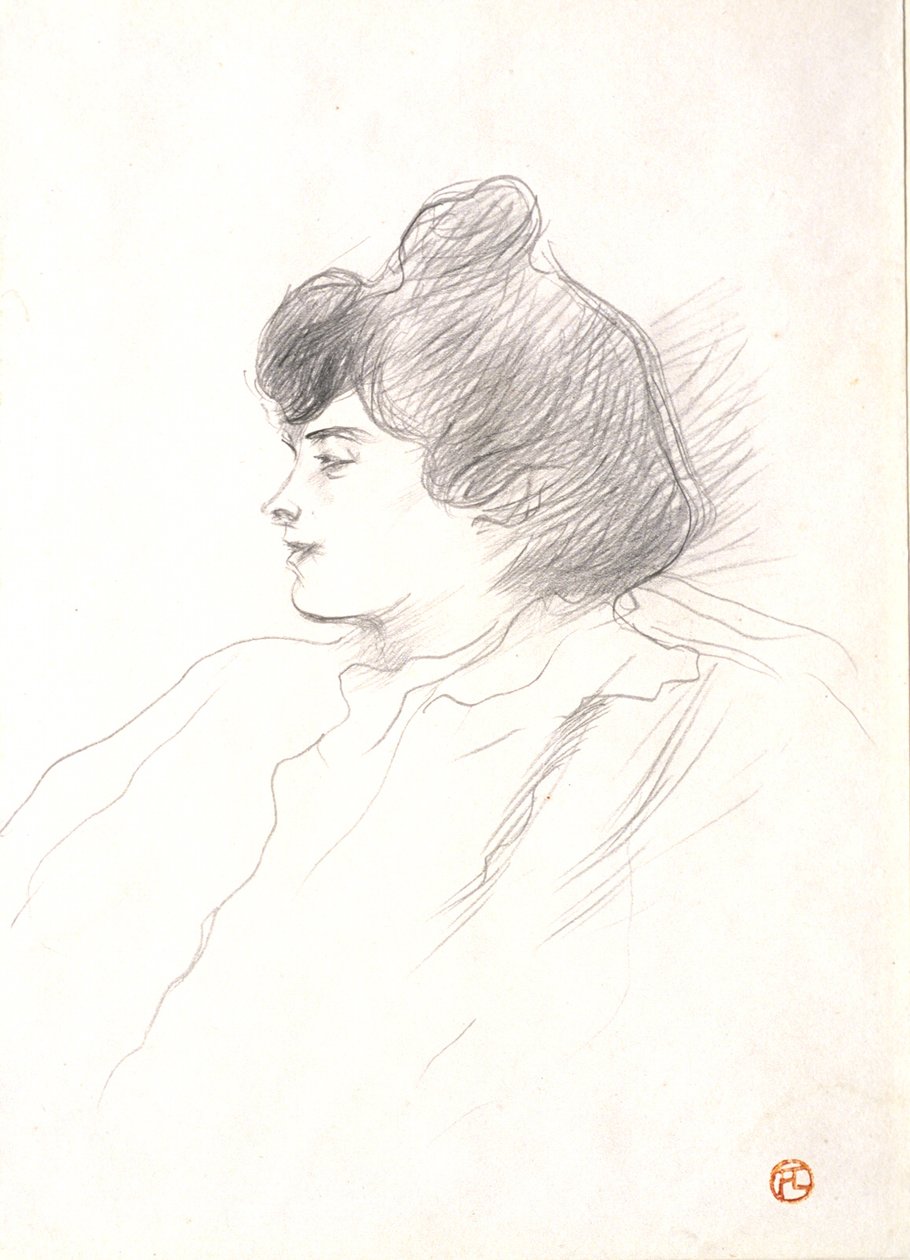 Tête de femme - Henri de Toulouse-Lautrec