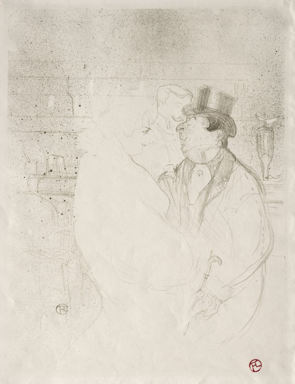 Ida Heath au barreau - Henri de Toulouse-Lautrec