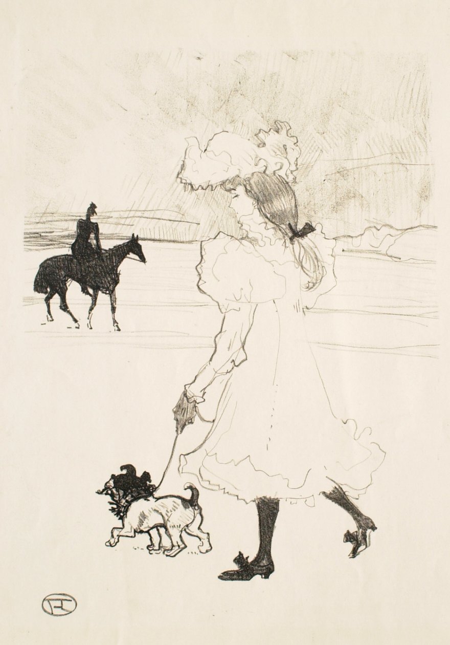 Au bois de Boulogne (Au bois) - Henri de Toulouse-Lautrec