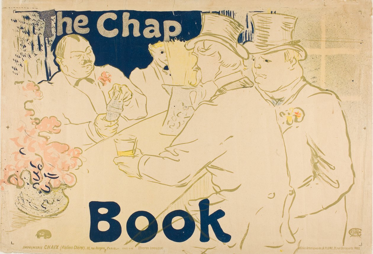 Bar irlandais et américain, Rue Royale—Le Chap Book - Henri de Toulouse-Lautrec