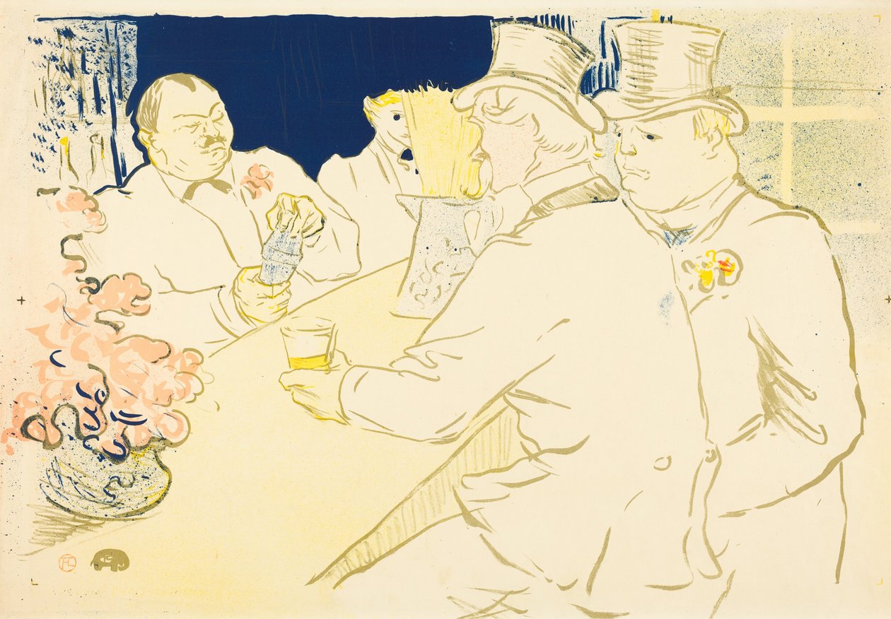 Bar irlandais et américain, rue Royale - Henri de Toulouse-Lautrec