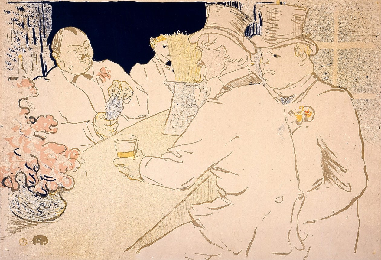 Irish and American Bar, rue Royale - The Chap Book - Henri de Toulouse-Lautrec