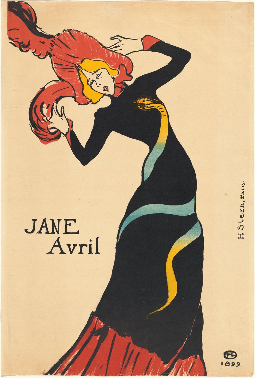Jane Avril - Henri de Toulouse-Lautrec