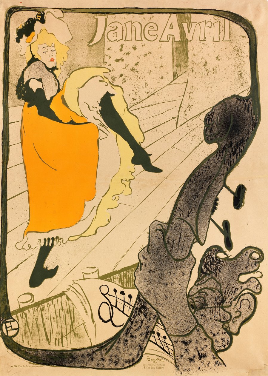 Jane Avril - Henri de Toulouse-Lautrec