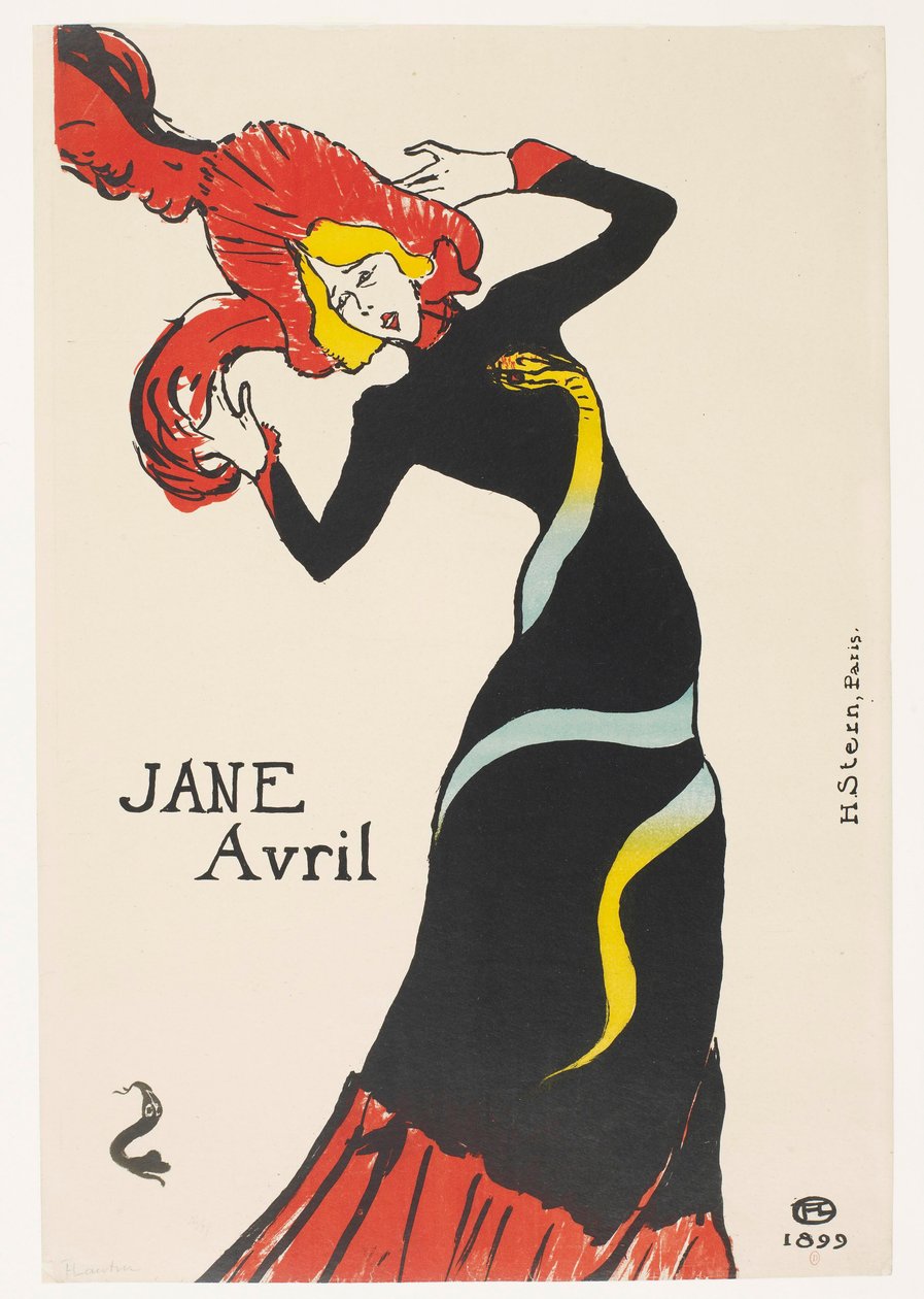 Jane Avril - Henri de Toulouse-Lautrec