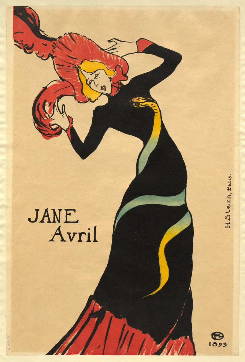 Jane Avril - Henri de Toulouse-Lautrec