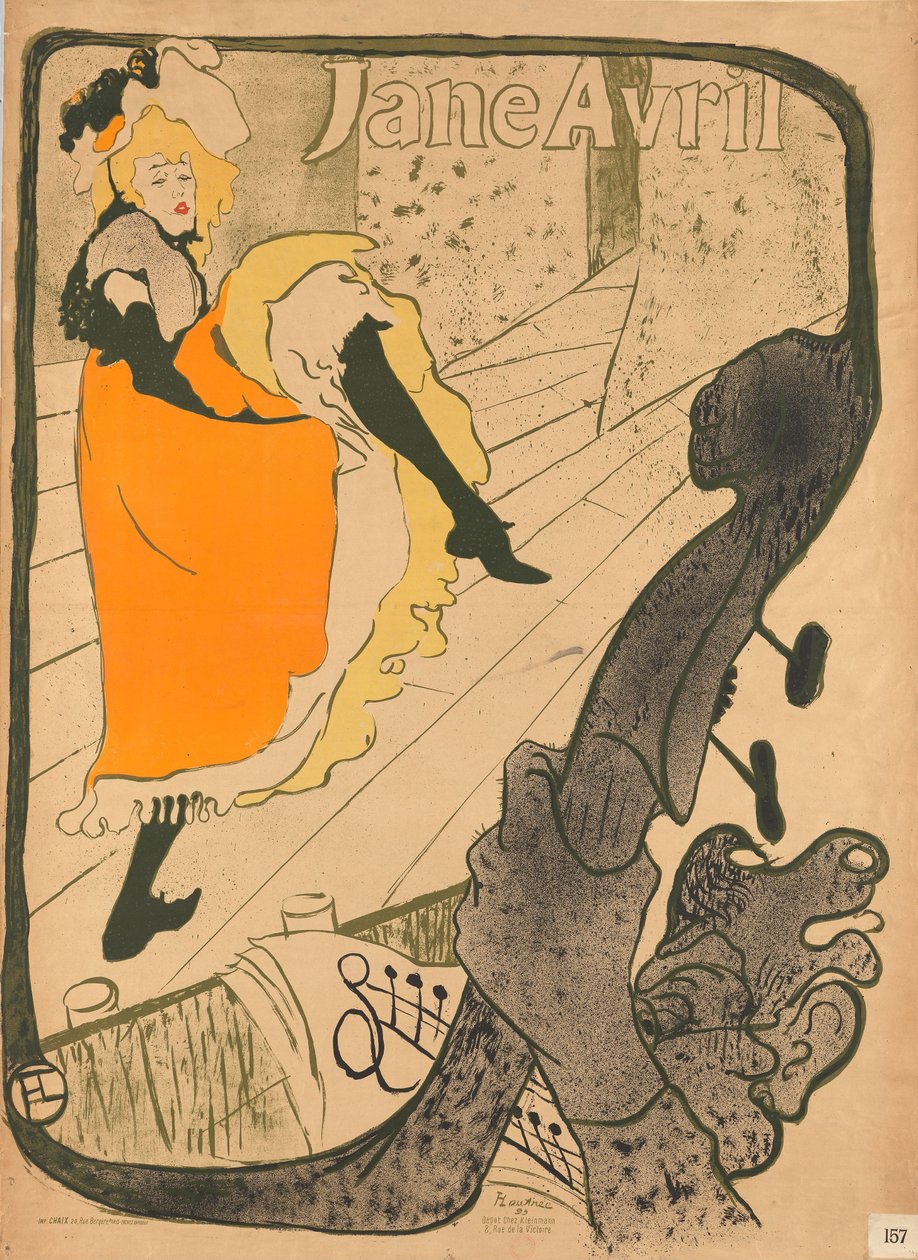 Jane Avril - Henri de Toulouse-Lautrec