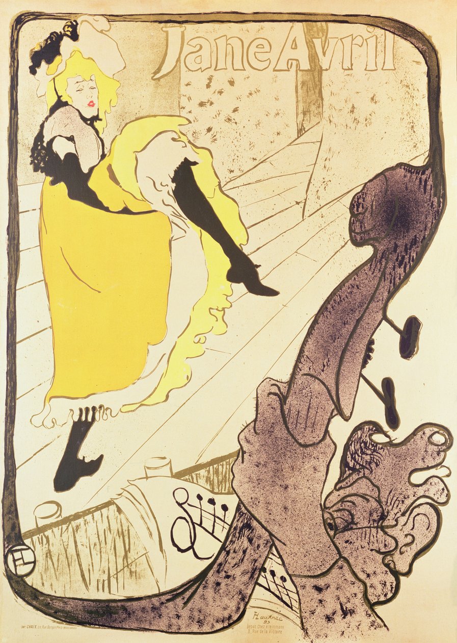 Jane Avril - Henri de Toulouse-Lautrec