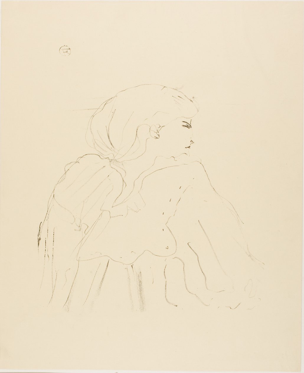 Jane Hading, de Treize Lithographies - Henri de Toulouse-Lautrec