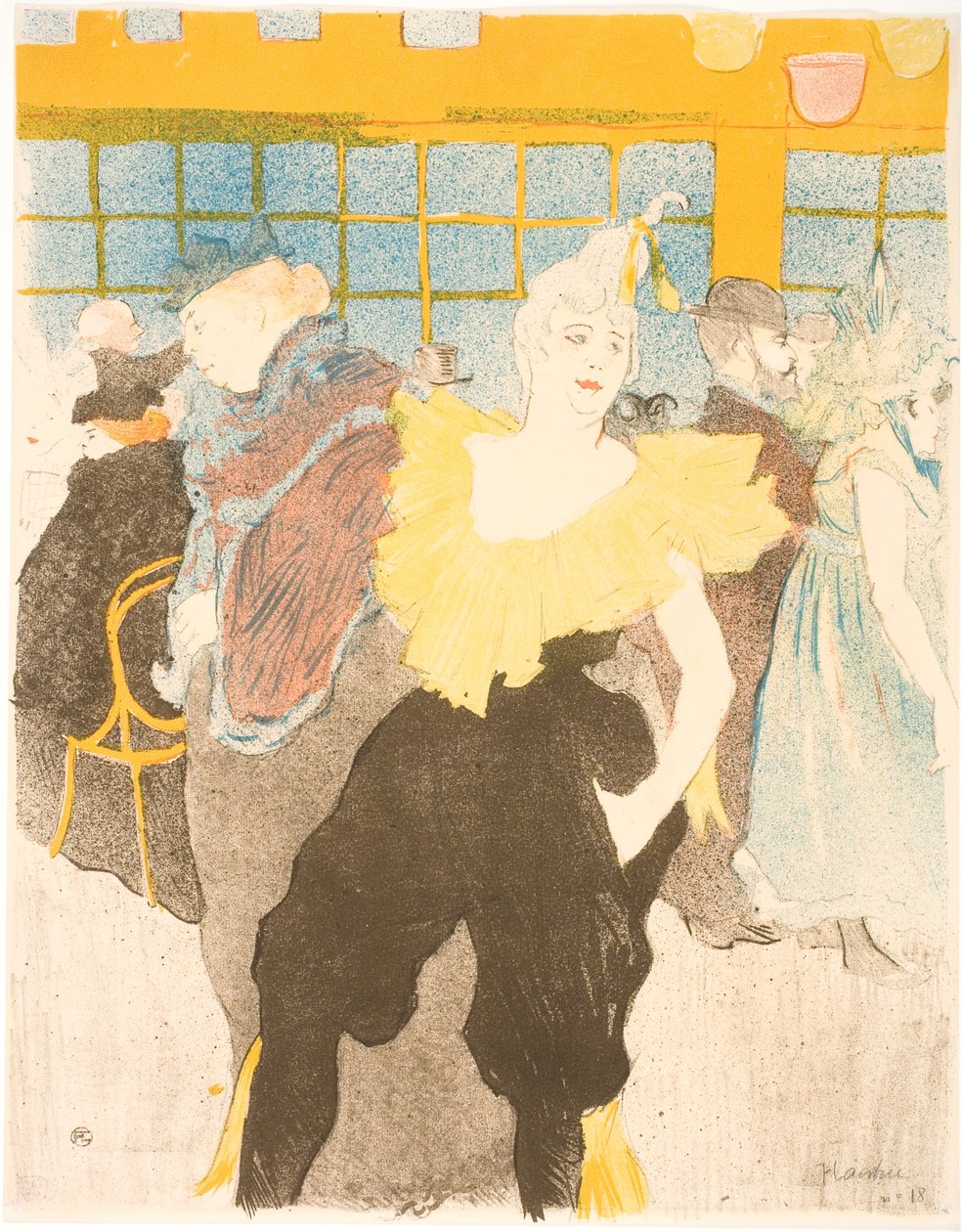 La Clownesse au Moulin Rouge - Henri de Toulouse-Lautrec