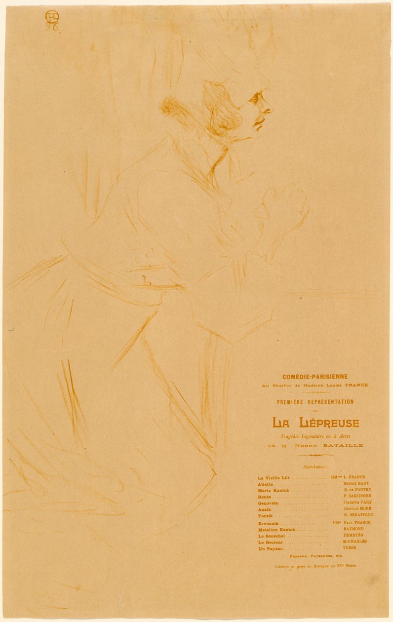 La Lépreuse - Henri de Toulouse-Lautrec