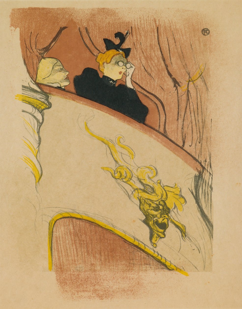 La Loge au Mascaron Doré - Henri de Toulouse-Lautrec