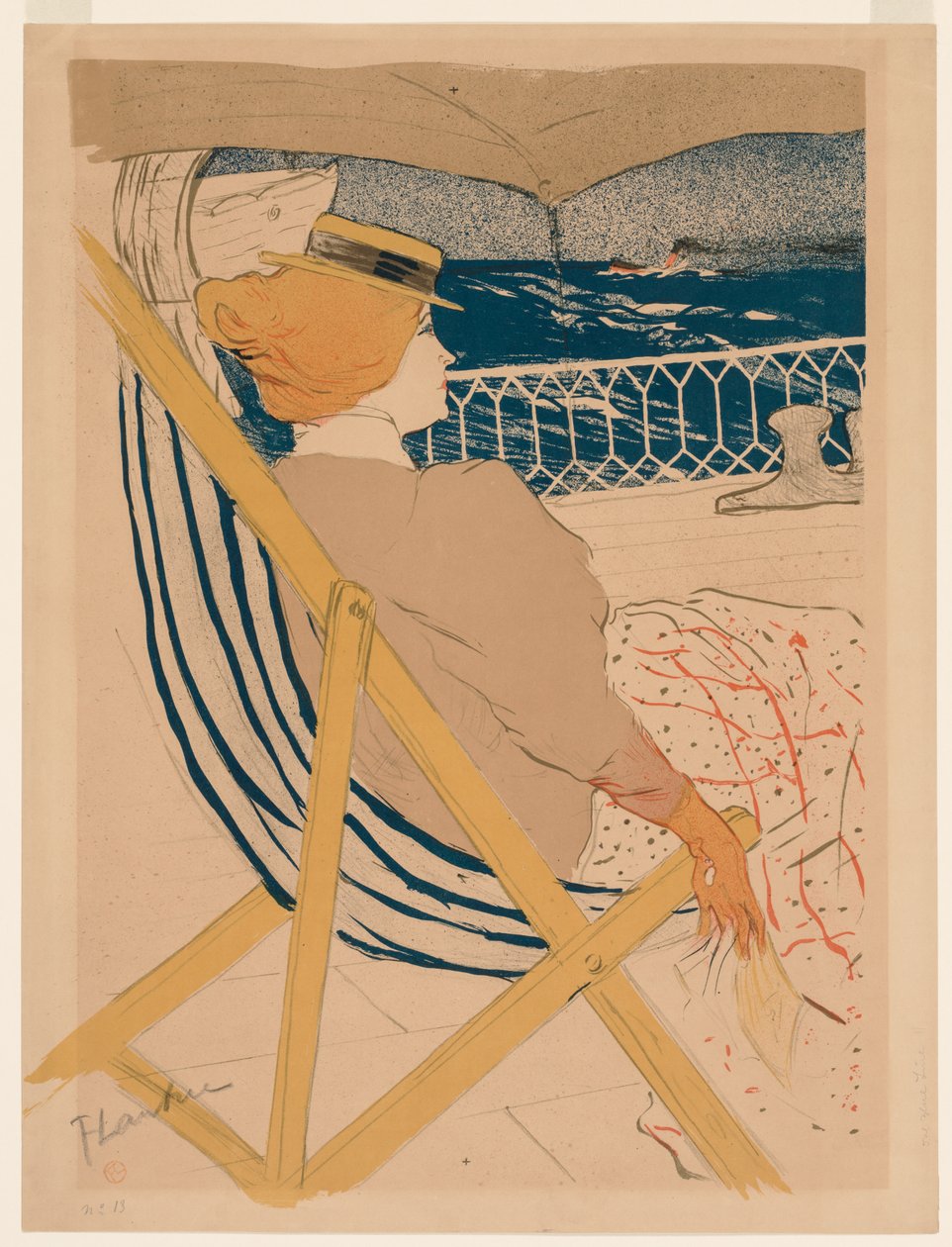 La Passagère du 54 - Henri de Toulouse-Lautrec