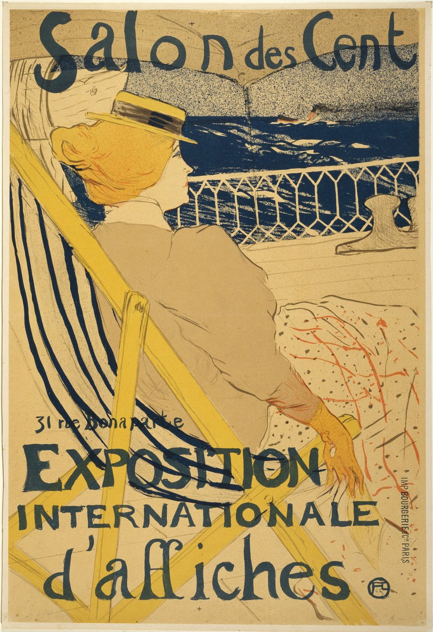 La Passagère du 54 ou Promenade en Yacht - Henri de Toulouse-Lautrec