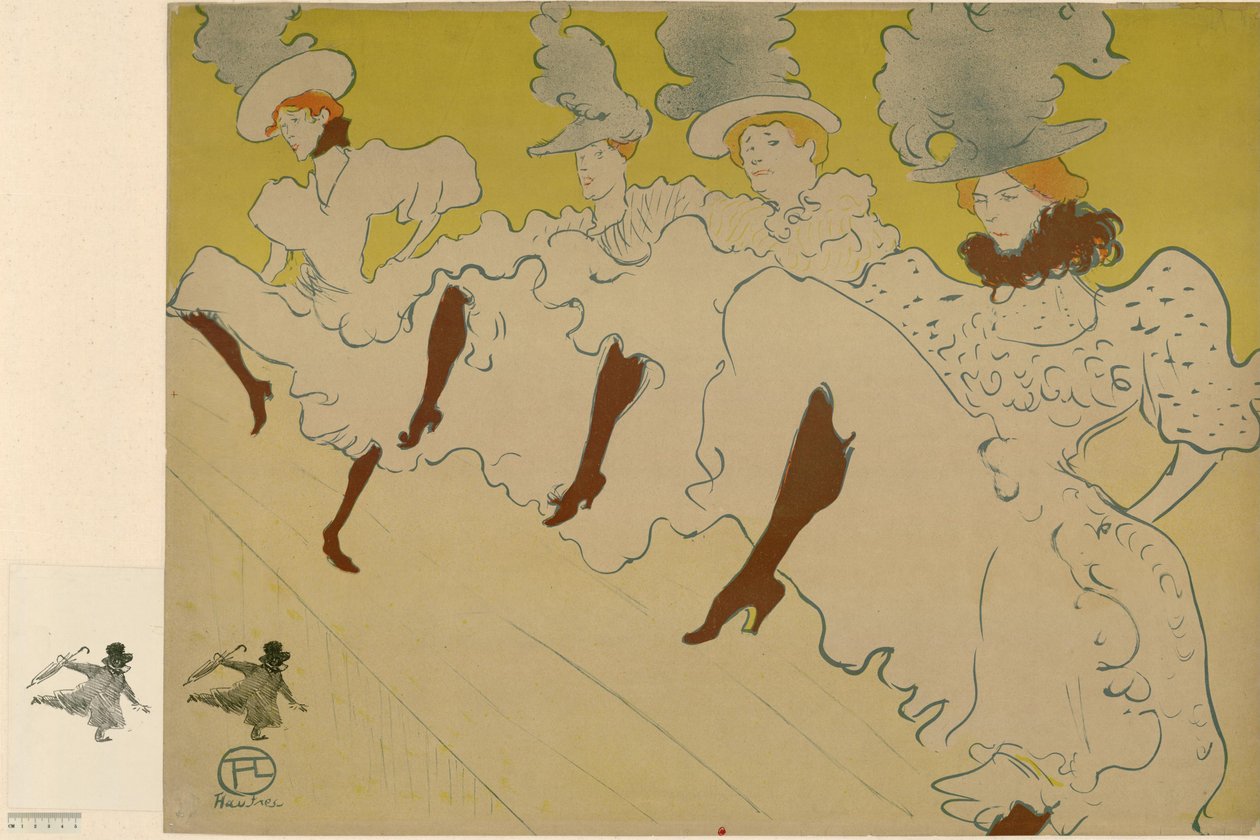 La Troupe de Mademoiselle Eglantine - Henri de Toulouse-Lautrec