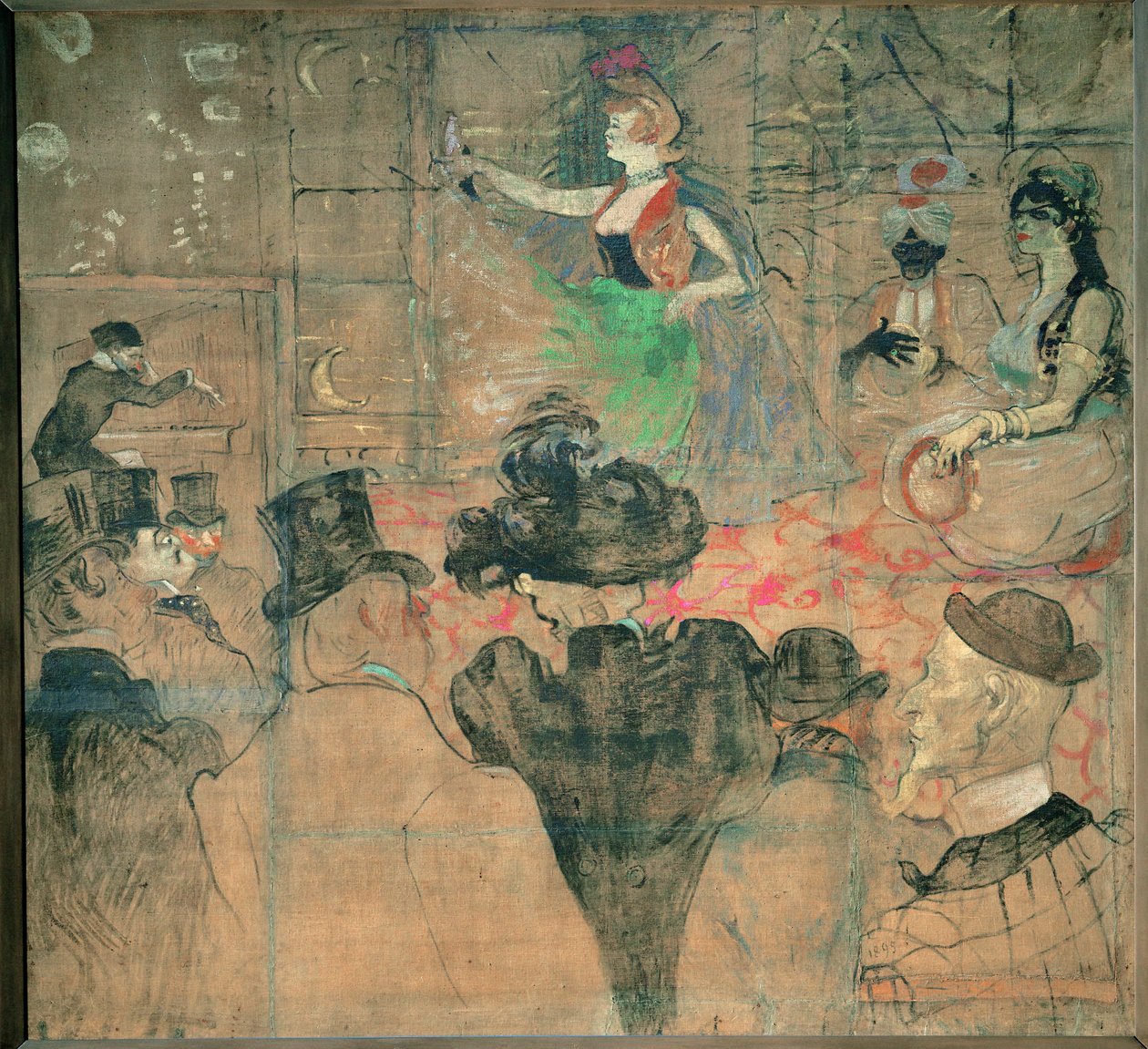 La danse mauresque ou les almees: La Goulue a la Foire du Trone - Henri de Toulouse-Lautrec