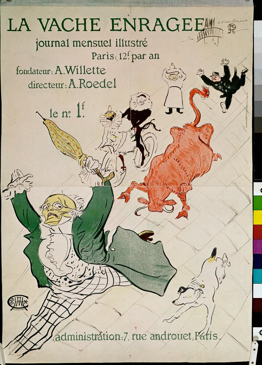 La vache enragée, Journal mensuel illustré - Henri de Toulouse Lautrec