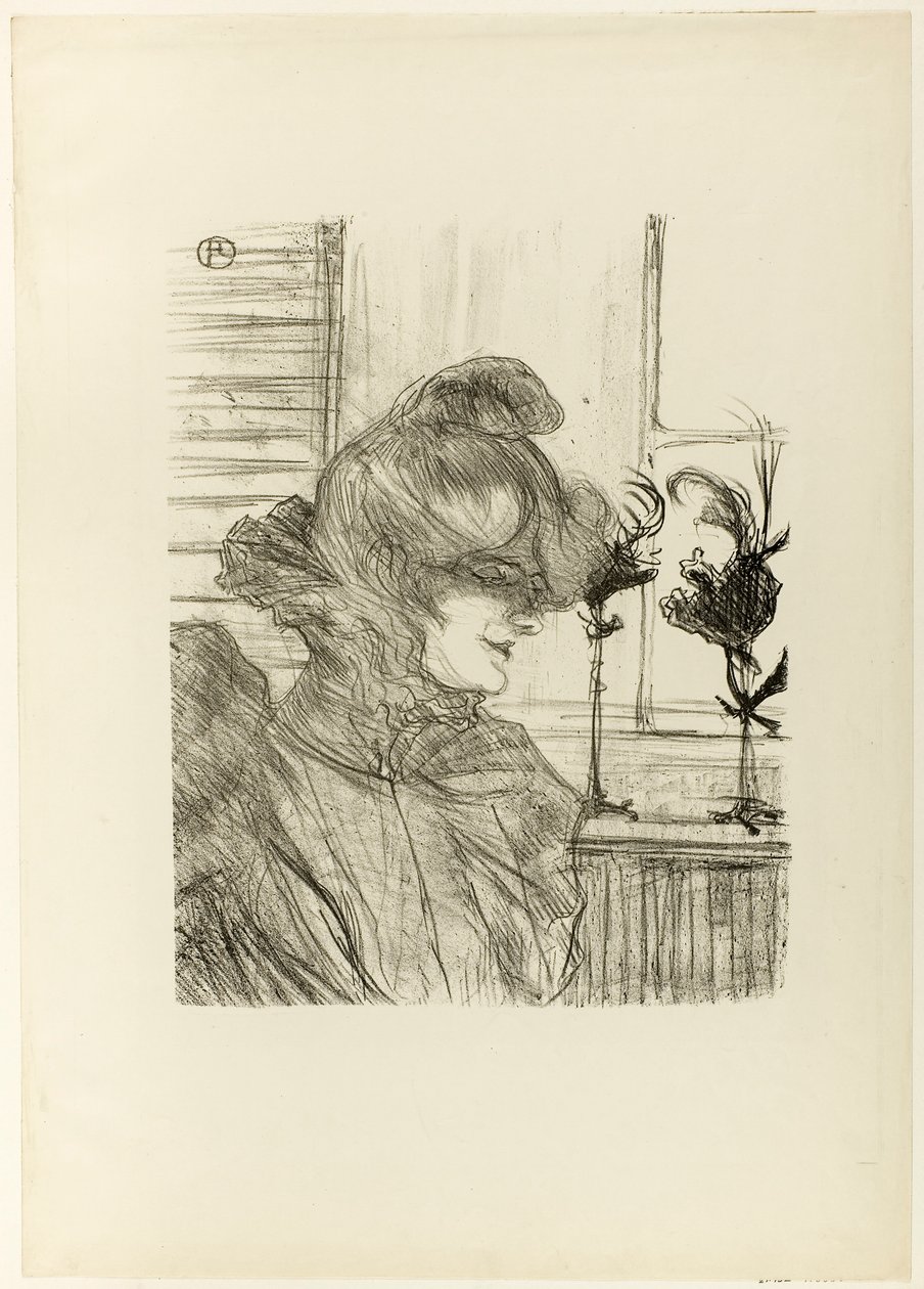 Le Margoin (Mademoiselle Louise Blouet) - Henri de Toulouse-Lautrec