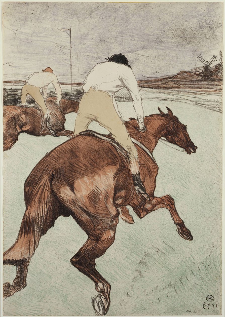 Le jockey (The Jockey) - Henri de Toulouse-Lautrec