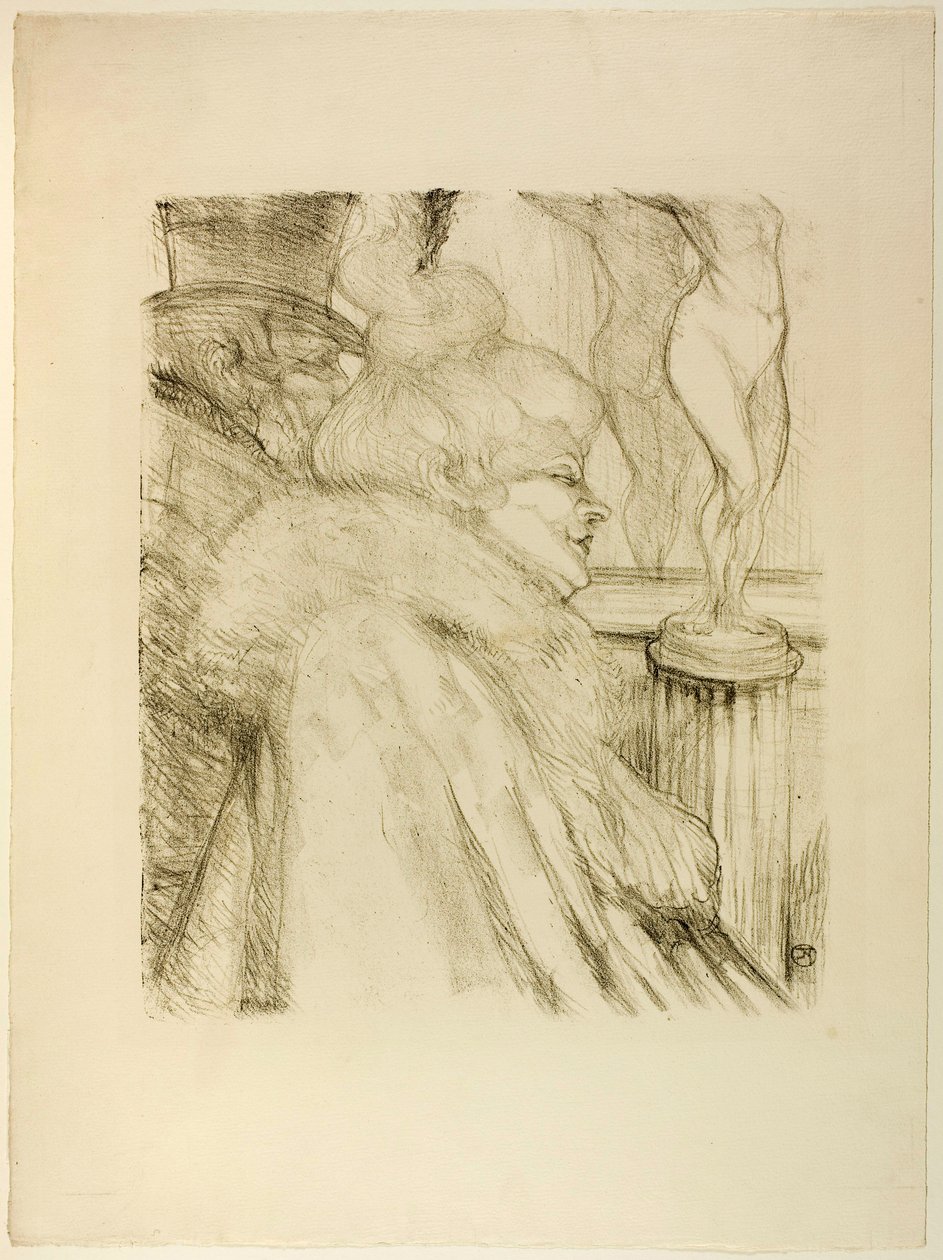 Sortie du théâtre - Henri de Toulouse-Lautrec