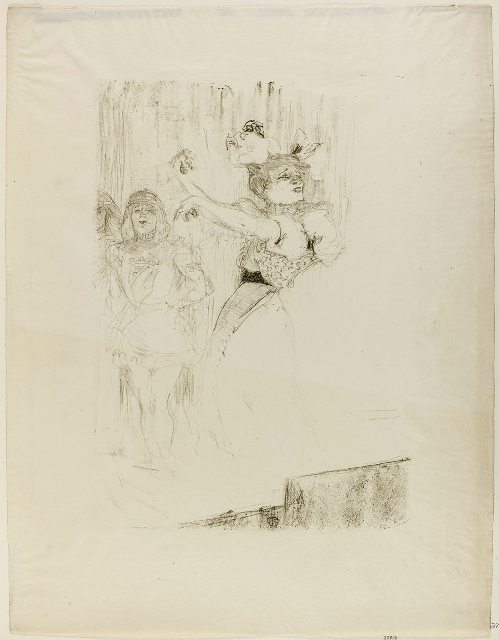 Lender dansant le boléro dans Chilpéric - Henri de Toulouse-Lautrec