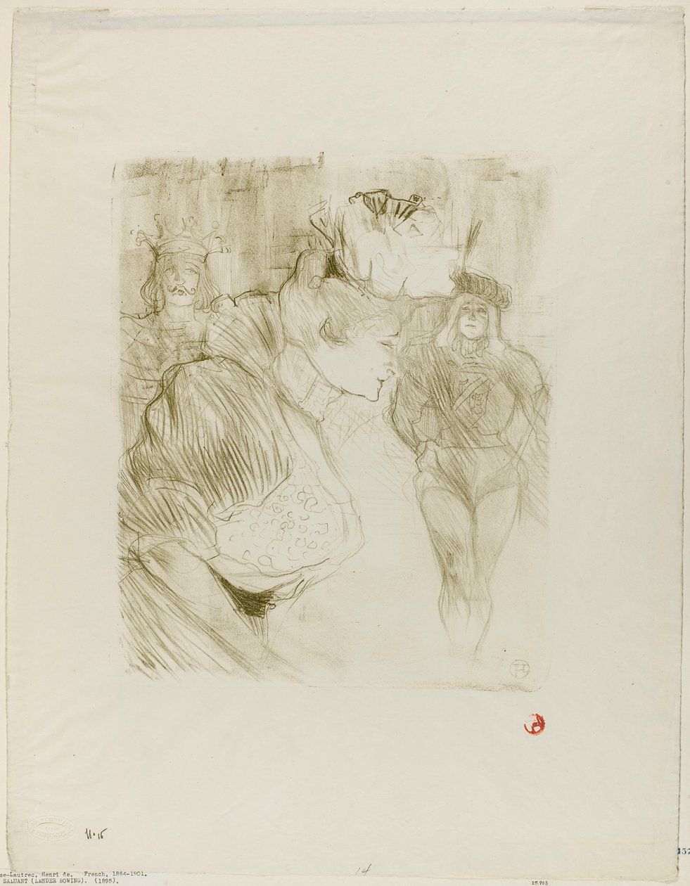 Prêteur faisant une révérence - Henri de Toulouse-Lautrec