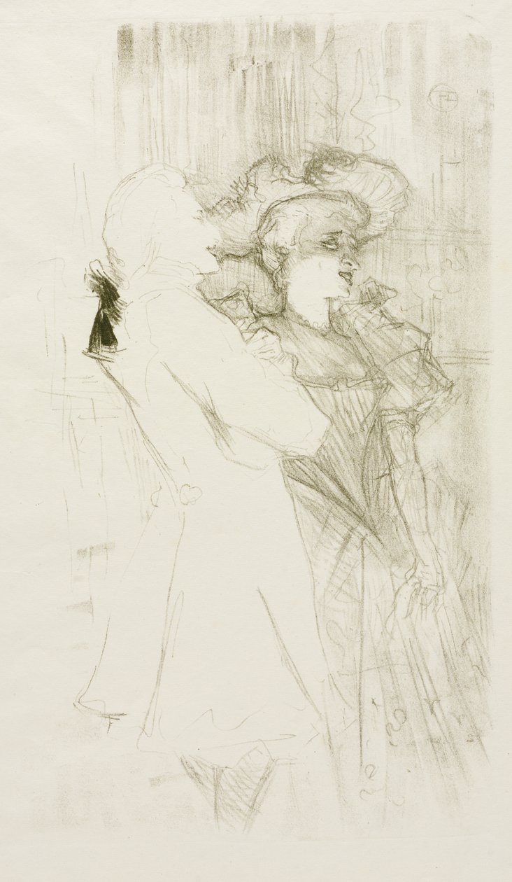 Lender et Auguez dans "Le Chant de la Fortune" - Henri de Toulouse-Lautrec