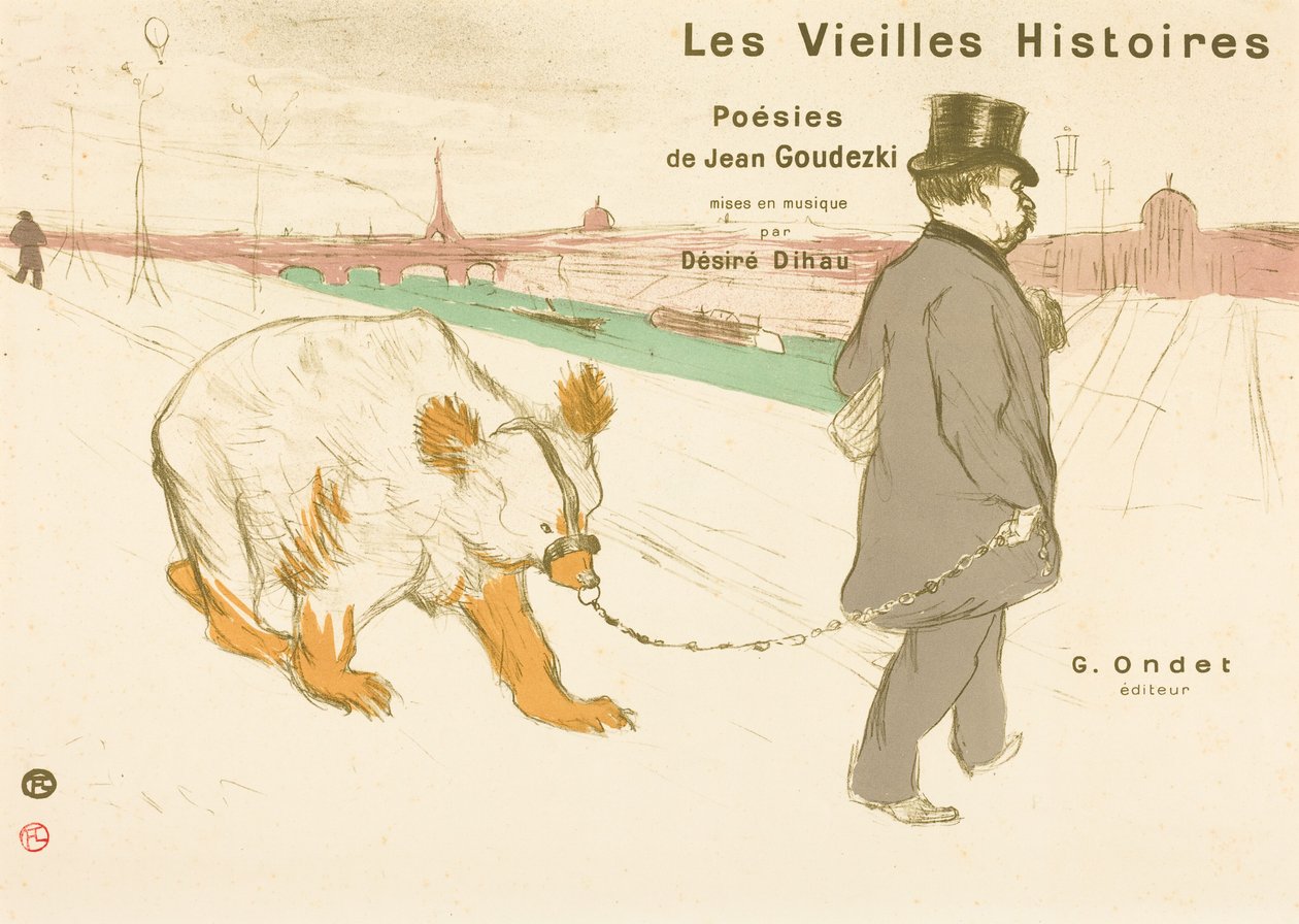 Les Vieilles Histoires, couverture/frontispice - Henri de Toulouse-Lautrec