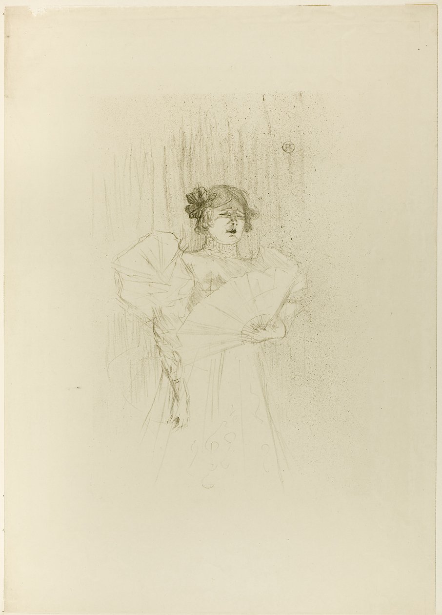 Luce Myrès, vue de face - Henri de Toulouse-Lautrec