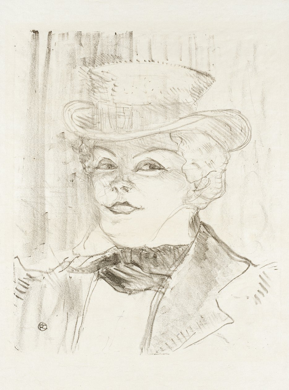 Madame Réjane - Henri de Toulouse-Lautrec