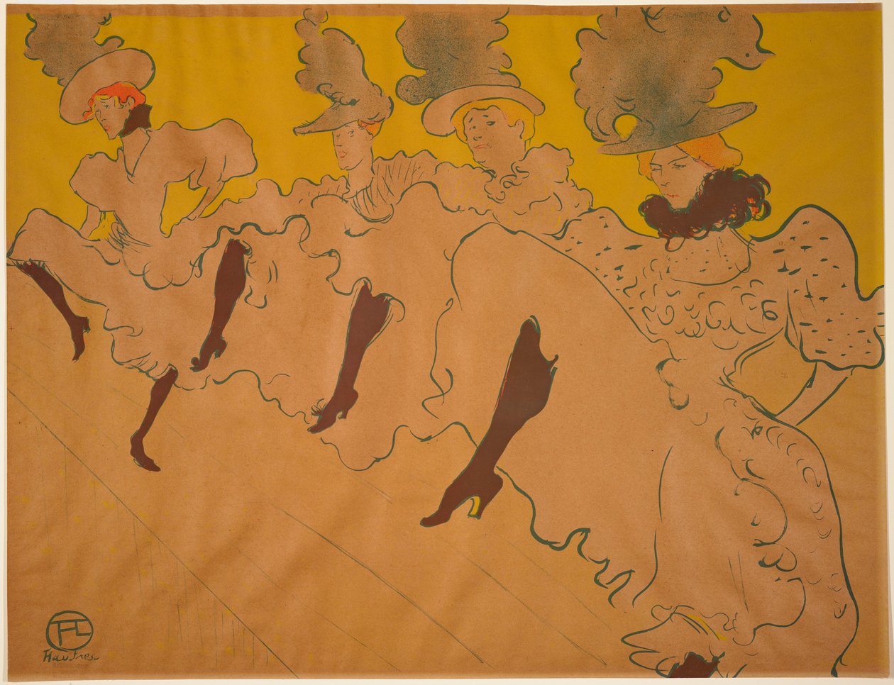 La troupe de Mademoiselle Eglantine - Henri de Toulouse-Lautrec