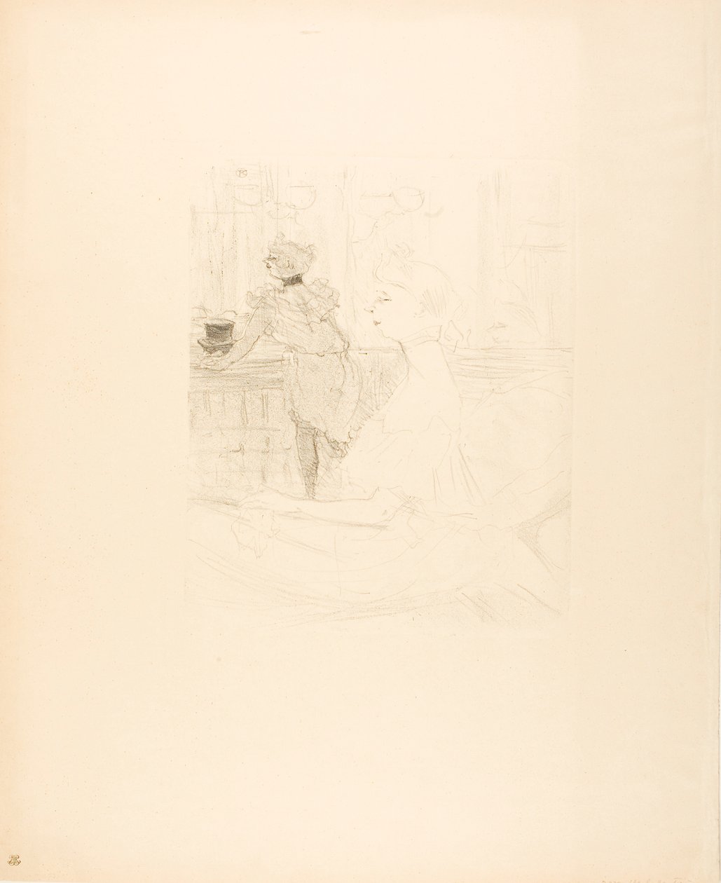 Mademoiselle Leconte - Henri de Toulouse-Lautrec