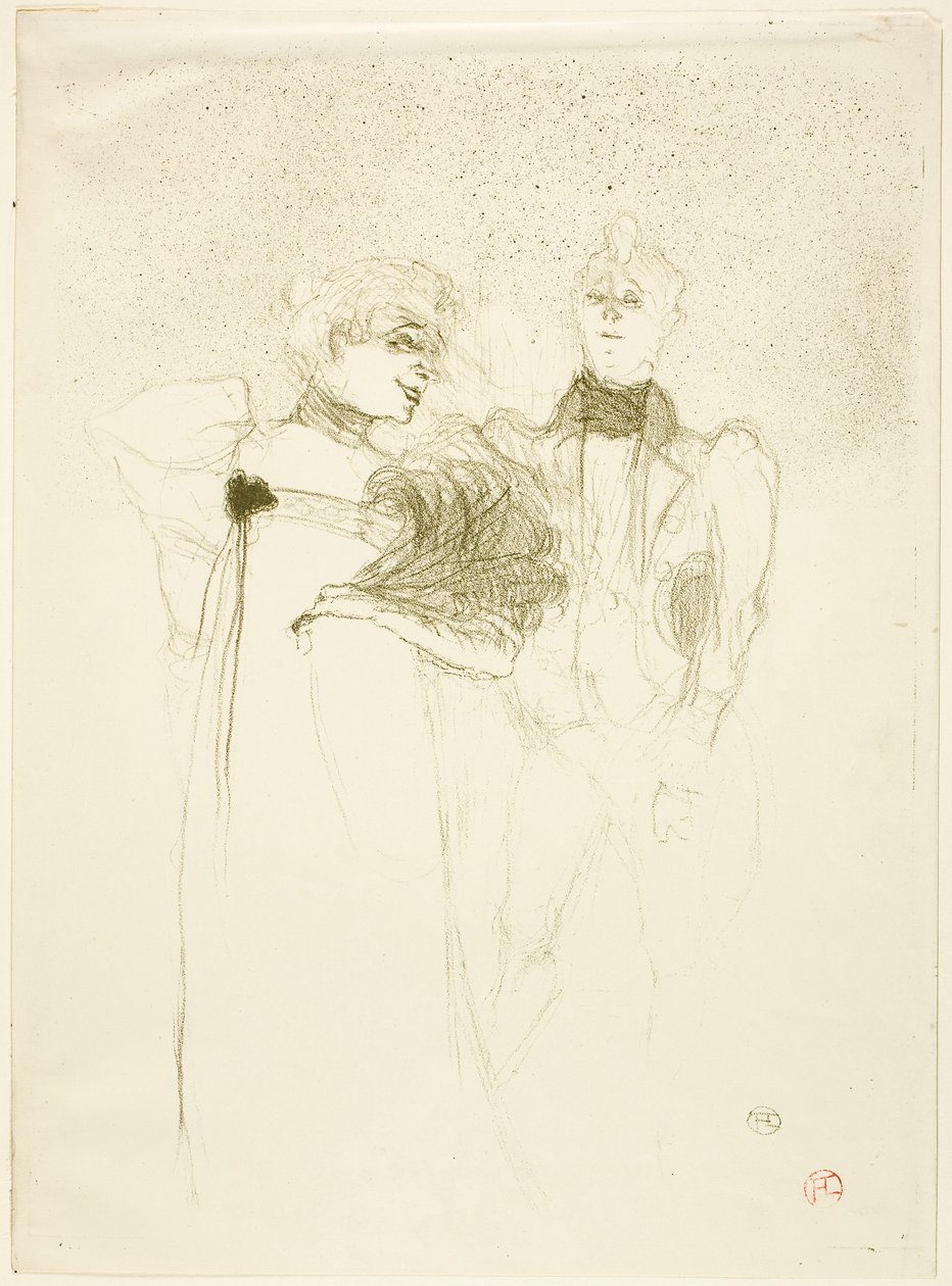 Mademoiselle Lender, dans Madame Satan - Henri de Toulouse-Lautrec