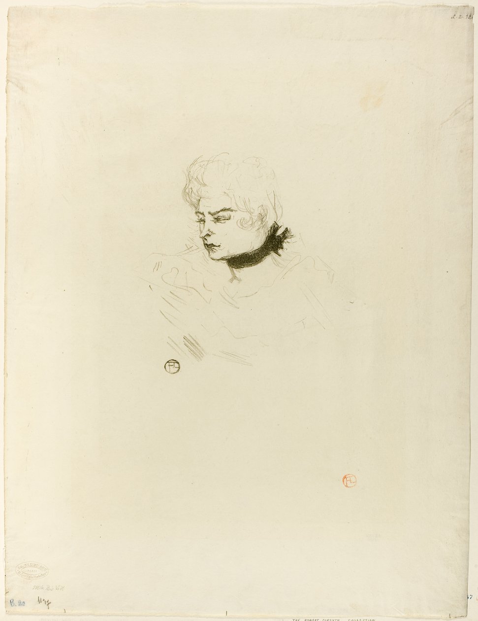 Mademoiselle Pois Vert - Henri de Toulouse-Lautrec