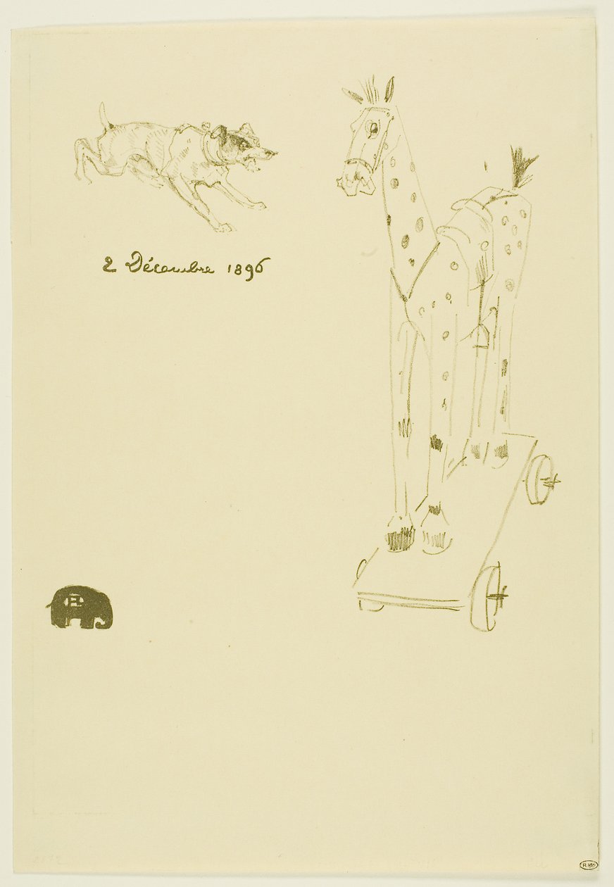 Menu Sylvain - Henri de Toulouse-Lautrec