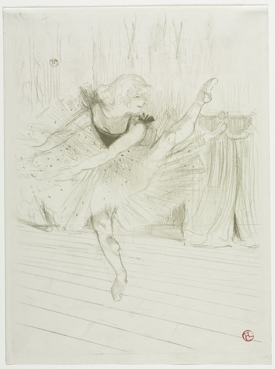 Miss Ida Heath, danseuse anglaise - Henri de Toulouse-Lautrec