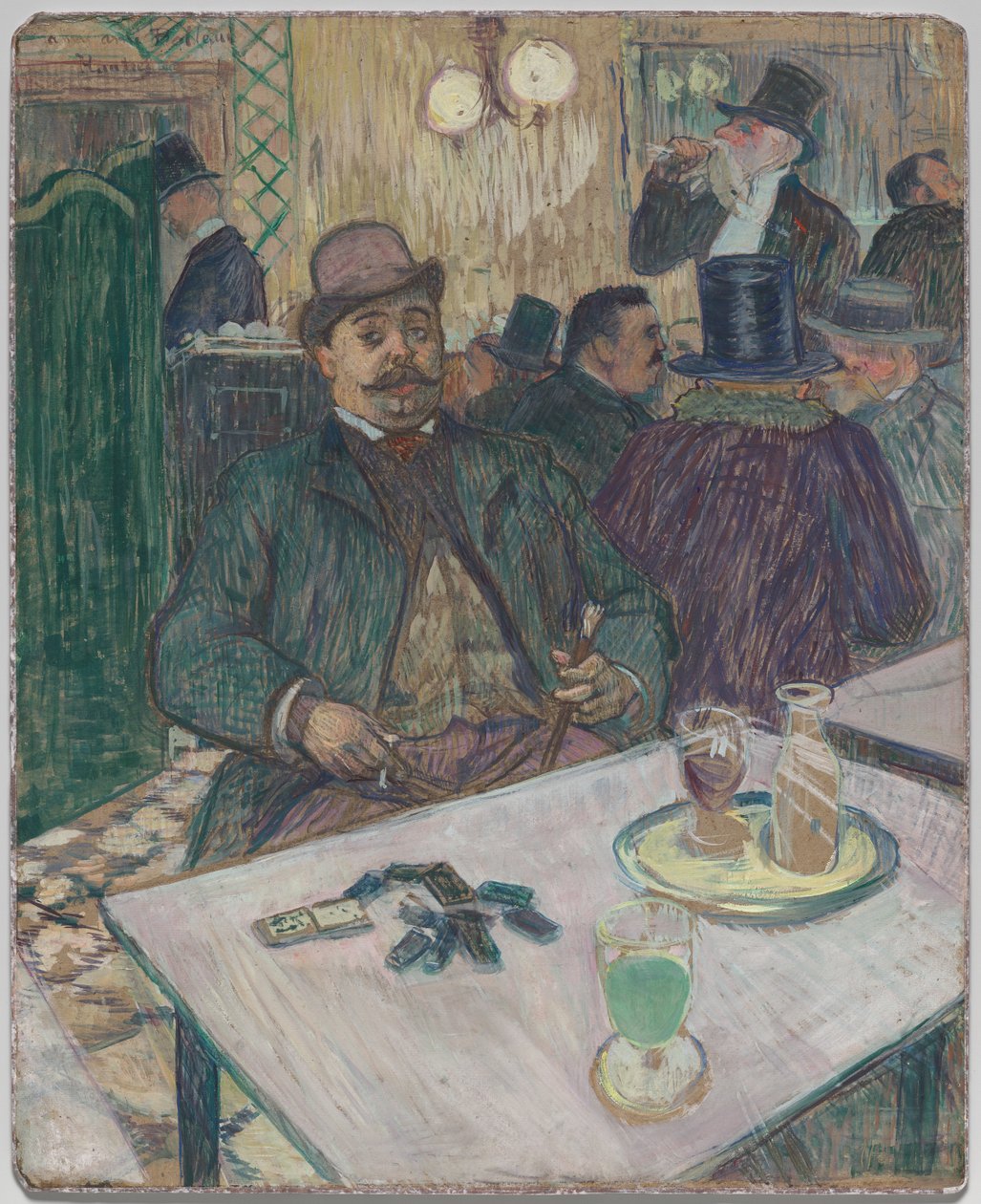 Monsieur Boileau au café - Henri de Toulouse-Lautrec
