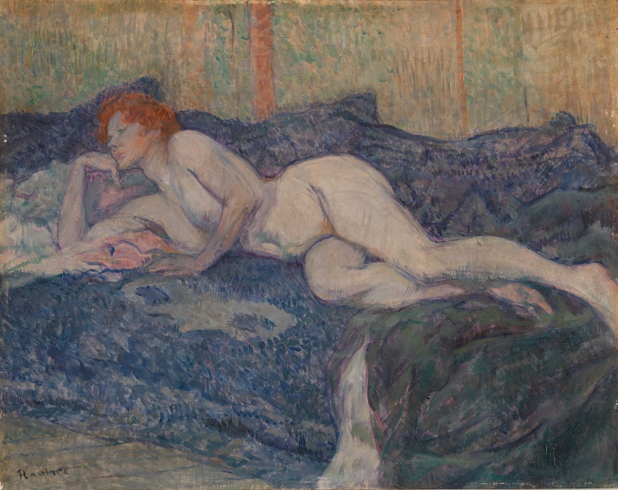 Nu allongé sur un canapé - Henri de Toulouse-Lautrec