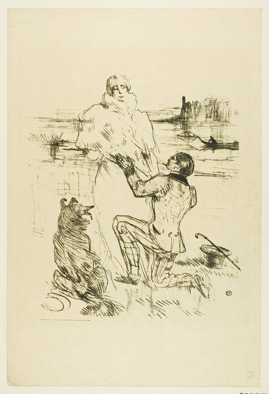 Proposition (première planche) - Henri de Toulouse-Lautrec